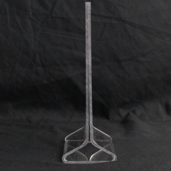 Lot of 7 Clear Acrylic Brochure Holder Stands 6.25" Tall Pre-owned