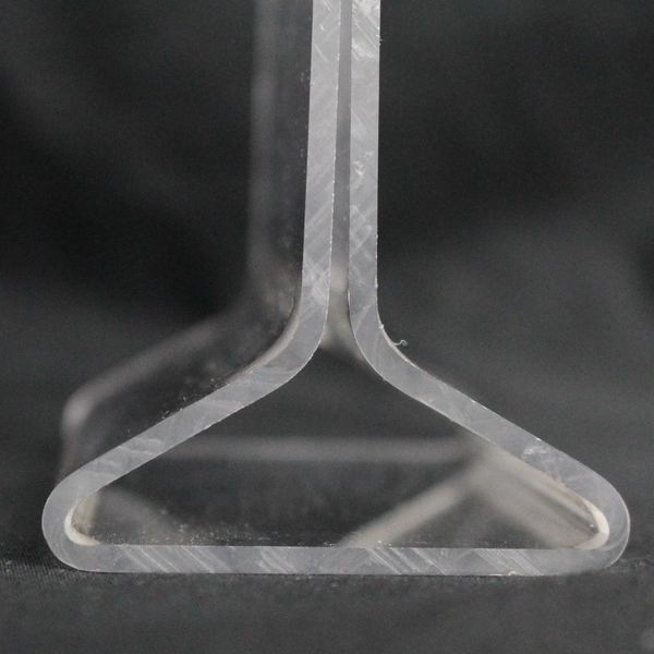 Lot of 7 Clear Acrylic Brochure Holder Stands 6.25" Tall Pre-owned