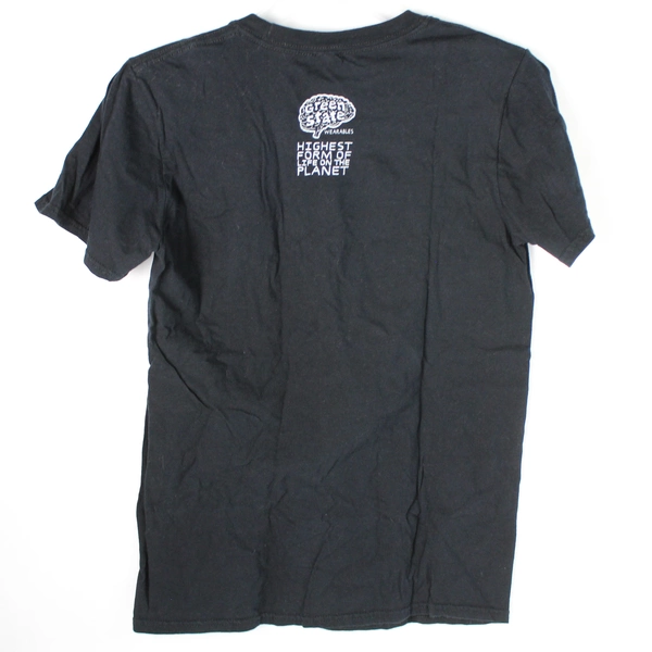 Green State Wearables Sheep Black Graphic T-Shirt Adult Size S