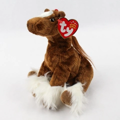 2001 Ty Beanie Babies Hoofer the Clydesdale Horse with Tags Plush Toy