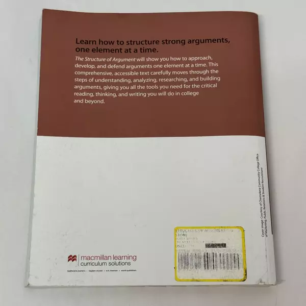 Structure of Argument by Annette T. Rottenberg and Donna Haisty Winchell 2018
