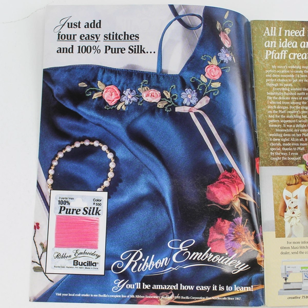 McCall's Needlework Magazine June 1995 - Ribbon & Embroidery Projects
