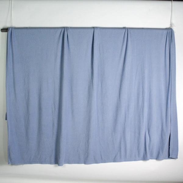 3 Pc Set Berkshire Bedding Blue Fleece Queen Flat Sheet and Pillowcases