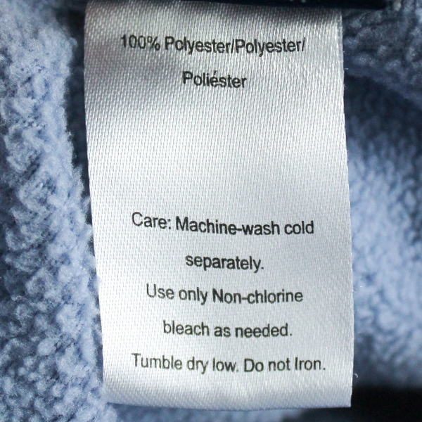 3 Pc Set Berkshire Bedding Blue Fleece Queen Flat Sheet and Pillowcases