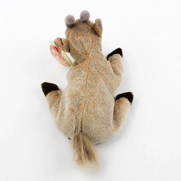 TY Beanie Baby Goatee 1999 Gray Goat With Tag Plush Doll Toy