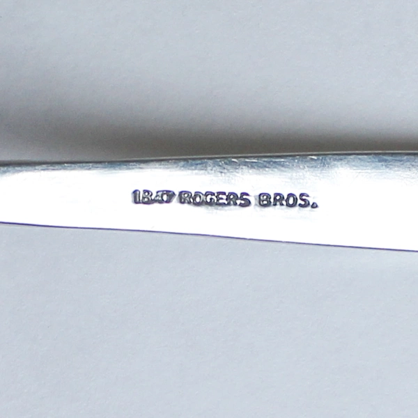 1847 Rogers Bros Dubonnet Gravy Ladle 6.5" Silverware Floral Design