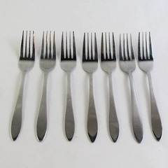 Set of 7 Oneida Luann Stainless Steel Dinner Forks