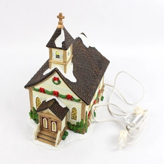 2000 Santa's Workbench Christmas Village Chapel Of Hope
