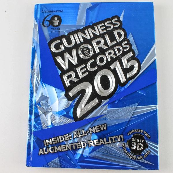 Guinness World Records 2015 Hardcover - 60th Anniversary Edition, AR Included