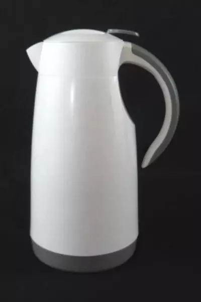 Trudeau Cameo Thermal Carafe Insulated Dispenser White Gray 32 oz 071-430