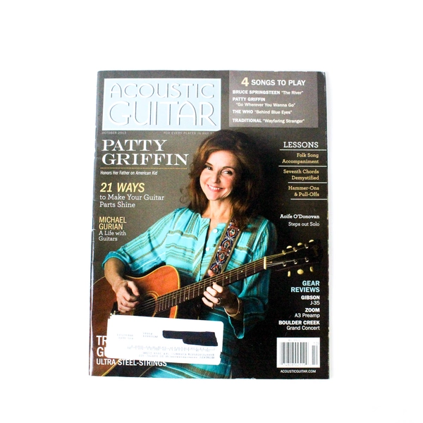 Acoustic Guitar Magazine October 2013 Patty Griffin The Who Bruce Springsteen