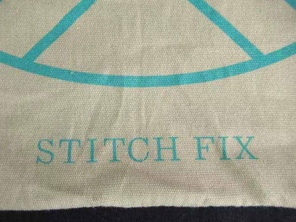 Lot of 3 Stitch Fix Reusable Drawstring Canvas Travel Tote Bags Shoes