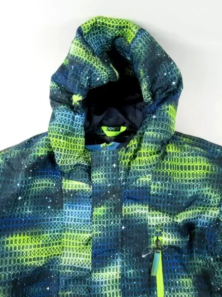 Champion Coat Blue Green Hood Removable Fleece Lining Insulated Women's Size XL