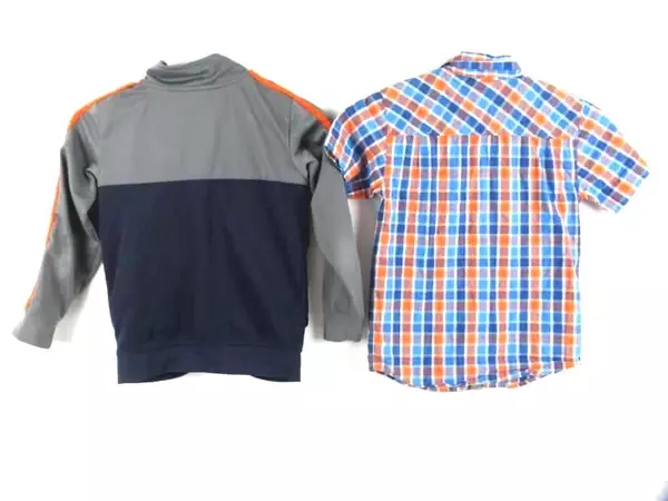 Lot of 2 Boy's Clothes Jacket Casual Button Up Shirt Size 6 Faded Gear Lifestyle