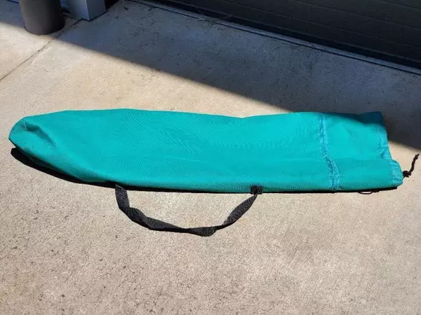 Timber Ridge Folding Director's Chair Black Teal Arm Rests Mesh Outdoor Camping