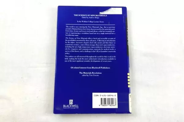 The Science of New Materials Edited By Andrew Briggs Wolfson College 1992
