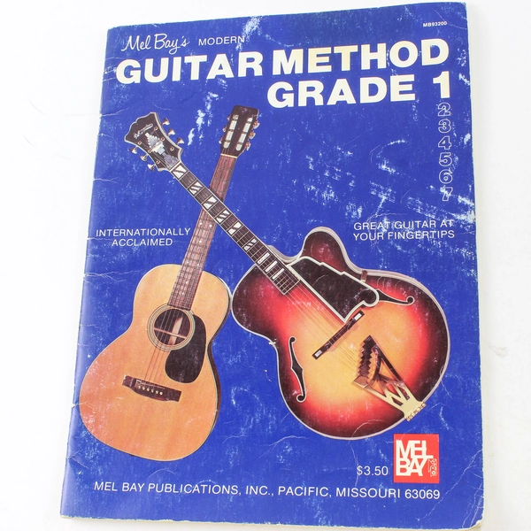 Modern Guitar Method Grade 1 by Mel Bay Vintage 1980 Paperback Book