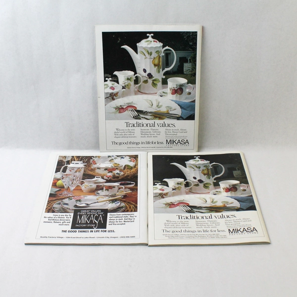 Lot of 3 Vintage Oregon Coast Magazines 1991 - Jan/Feb, Mar/Apr, Jul/Aug