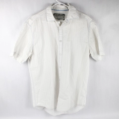 James Campbell White Button-Up Shirt Men's Size Large