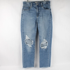 Levi's Women's Light Wash High Rise Straight-Legged Cropped Jeans Size 26