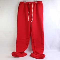 Unbranded Red Sweatpants with Attached Foot Coverings XXL Unisex