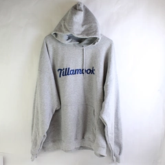Hanes Tillamook Creamery Drawstring Hoodie Heather Gray Size 3XL