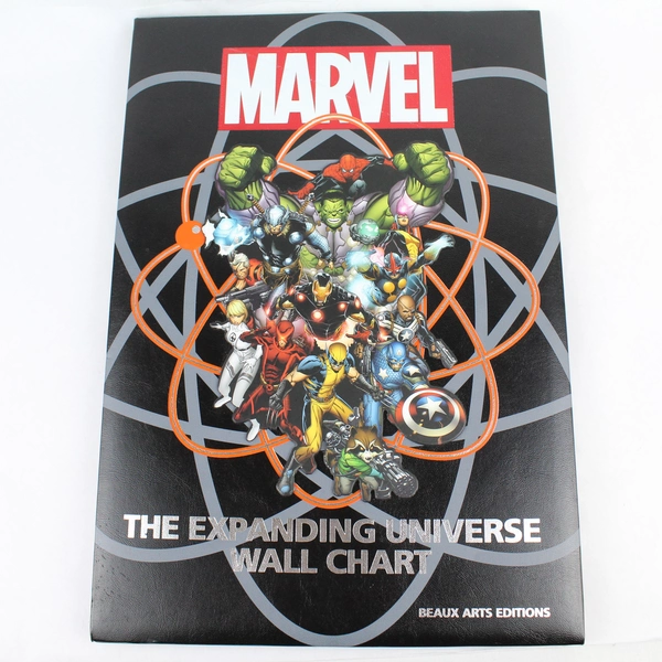 Marvel Expanding Universe Wall Chart Beaux Arts Edition - Very Good Condition