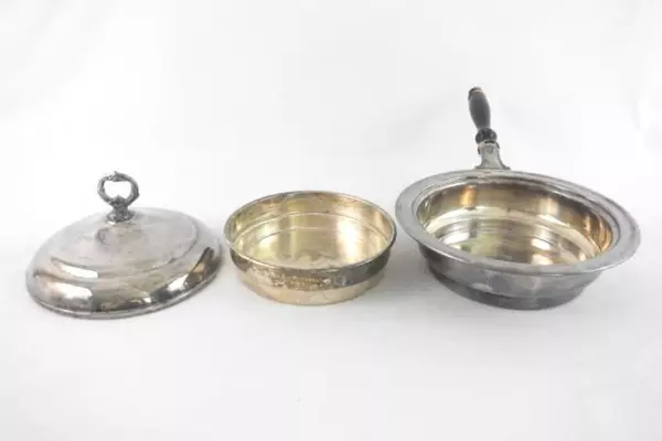 Vintage Sheridan Silverplated Chafing Dish No Stand And No Burner