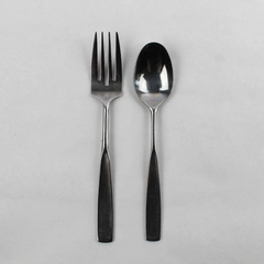 Lot of 2 The Cellar CLF19 Flatware, Stainless Steel Salad Fork Teaspoon