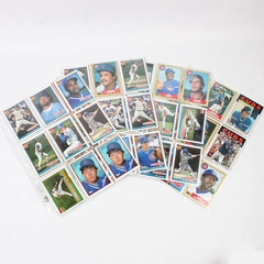 Lot of Vintage 65 1980s & 90s Baseball Cards Chicago Cubs