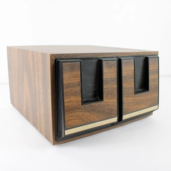 Vintage CD 40-Disk 2-Drawer Storage Cabinet Case Organizer