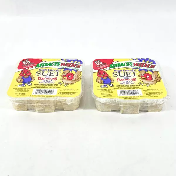 Lot of 2 C&S High Energy Wild Bird Suet Cakes 11.75 oz Each New Tags