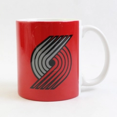 Portland Trail Blazers 11 oz Mug NBA Basketball Red Colorblock Logo
