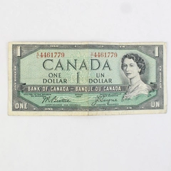 1954 Bank of Canada One Dollar Note Queen Elizabeth II