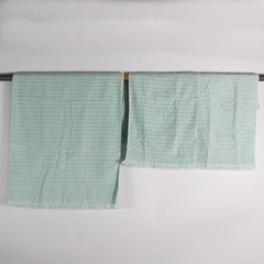 Vintage Set Of 3 Fieldcrest Mint Green Towels 2 Hand Towels 1 Bath Towel