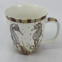Cape Shore Ceramic Coffee Mug Seahorses