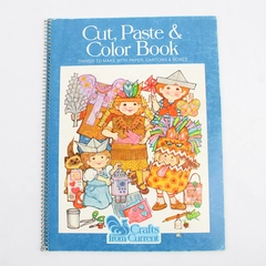 Vintage 1982 Crafts From Current Cut Paste & Color Book Deborah Apy 1982 PB