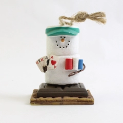 S'mores Poker Cards Gambler Player Ornament Marshmallow Cannon Falls
