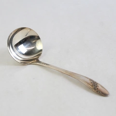 Vintage Tudor Plate Oneida Community Silverplated Queen Bess II Soup Ladle
