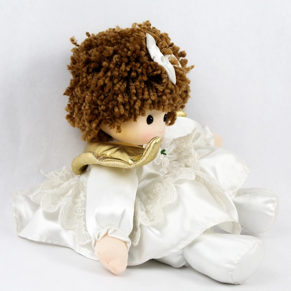 Vintage Oriental Trading Co. Angel Doll Music Box 11" - Working Condition