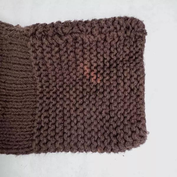 Rico Brown Full-Zip 100% Cotton Knit Cardigan Women's Size Small