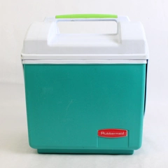 Vintage Rubbermaid Sidekick Teal Green Mini Cooler Ice Chest 2920