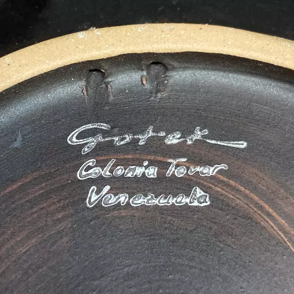 Gotek Colonia Tovar Venezuela Ceramic Souvenir Plate 6.5 Inch
