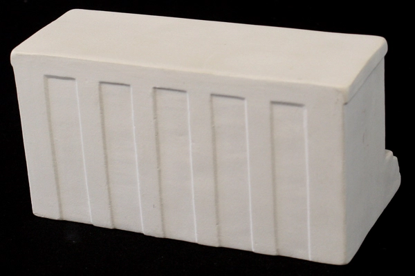 Bisque Ceramic Porcelain Player Piano Top 1:12 Just Add Bottom Ready to Paint