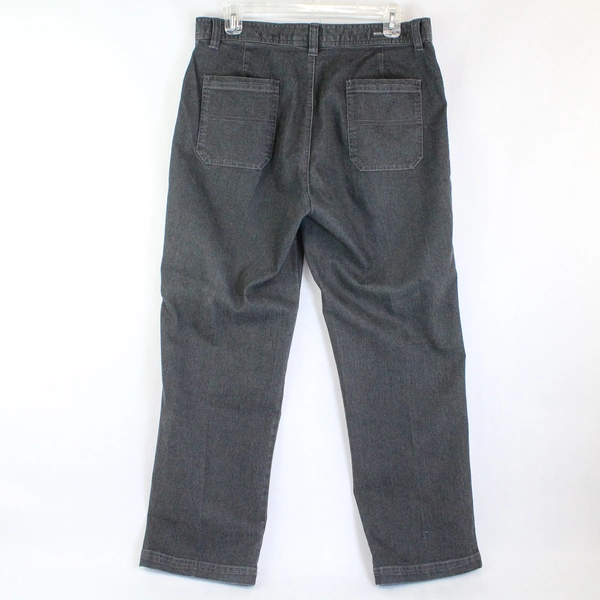 Vintage Woolrich Women's Black Jeans Size 10P Four Pocket Good Condition