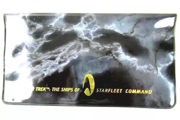 Vintage Star Trek Checkbook Case Cover Paramount Ships of Star Fleet Command
