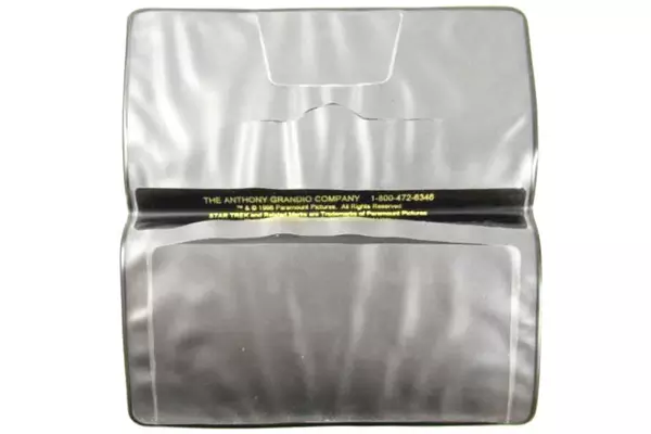 Vintage Star Trek Checkbook Case Cover Paramount Ships of Star Fleet Command