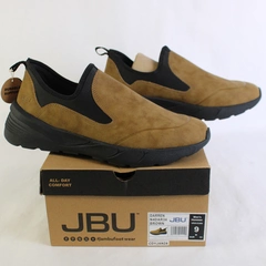 JBU by Jambu Men's DARREN Brown Laceless Slip-on Shoes Size 9M New