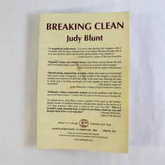 Breaking Clean by Judy Blunt 2002 Paperback Book Uncorrected Proof Copy
