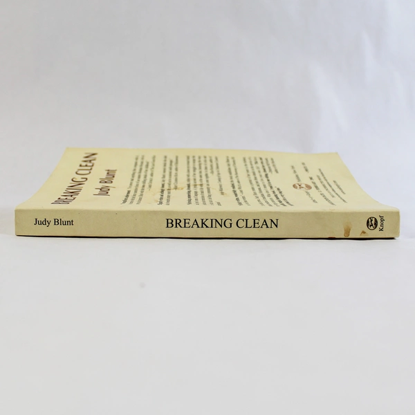 Breaking Clean by Judy Blunt 2002 Paperback Book Uncorrected Proof Copy